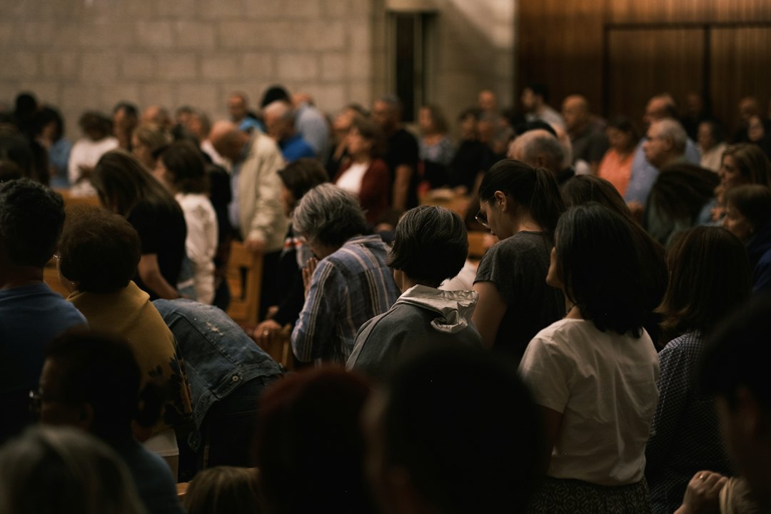 Community gathered together in fellowship